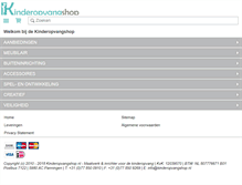 Tablet Screenshot of kinderopvangshop.nl